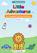 Little Adventures – Complete Colouring Book Set (Ages 3+)
