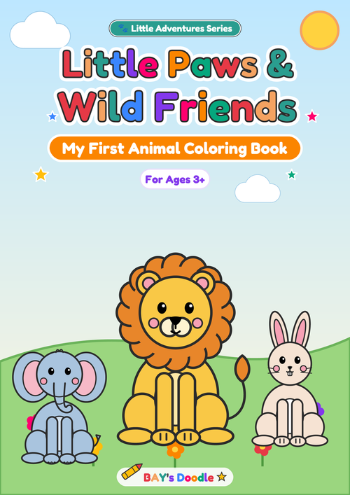 Little Adventures – Complete Colouring Book Set (Ages 3+)