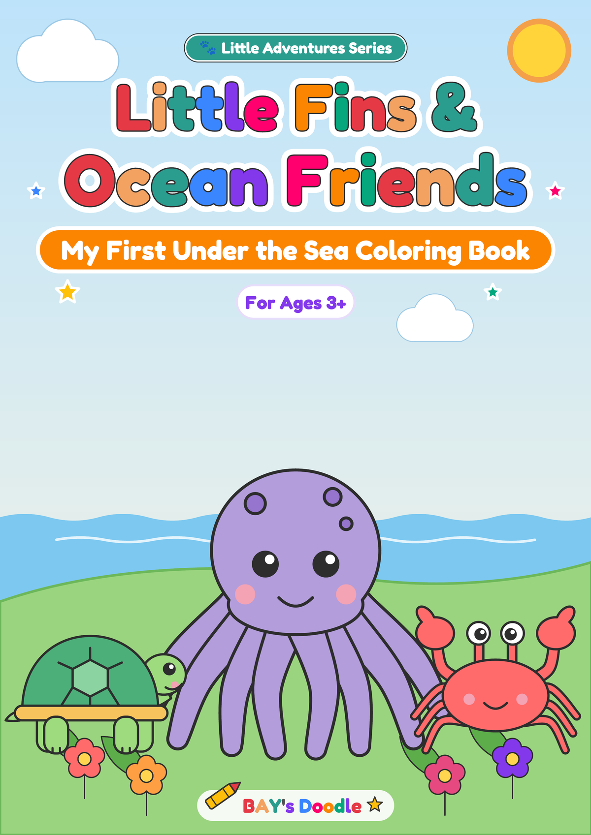 Little Adventures – Complete Colouring Book Set (Ages 3+)