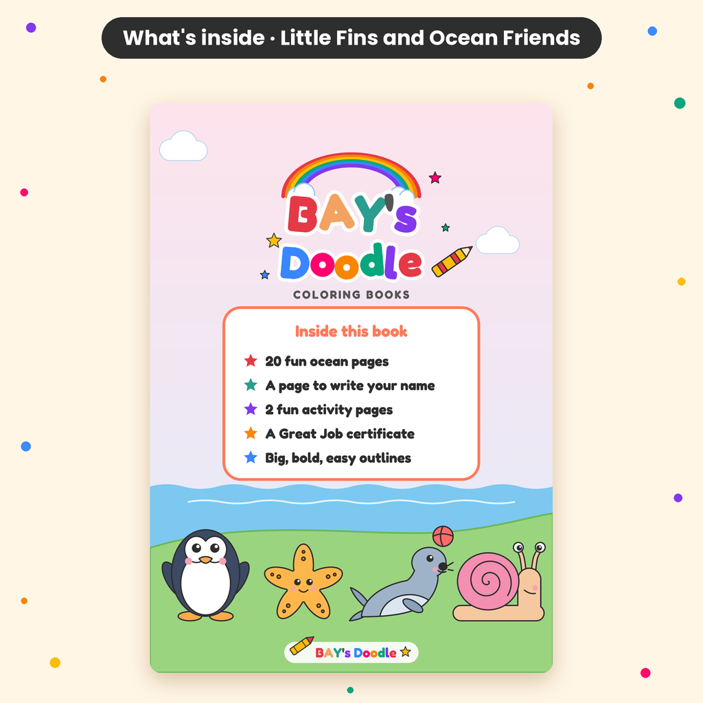 Little Adventures – Complete Colouring Book Set (Ages 3+)