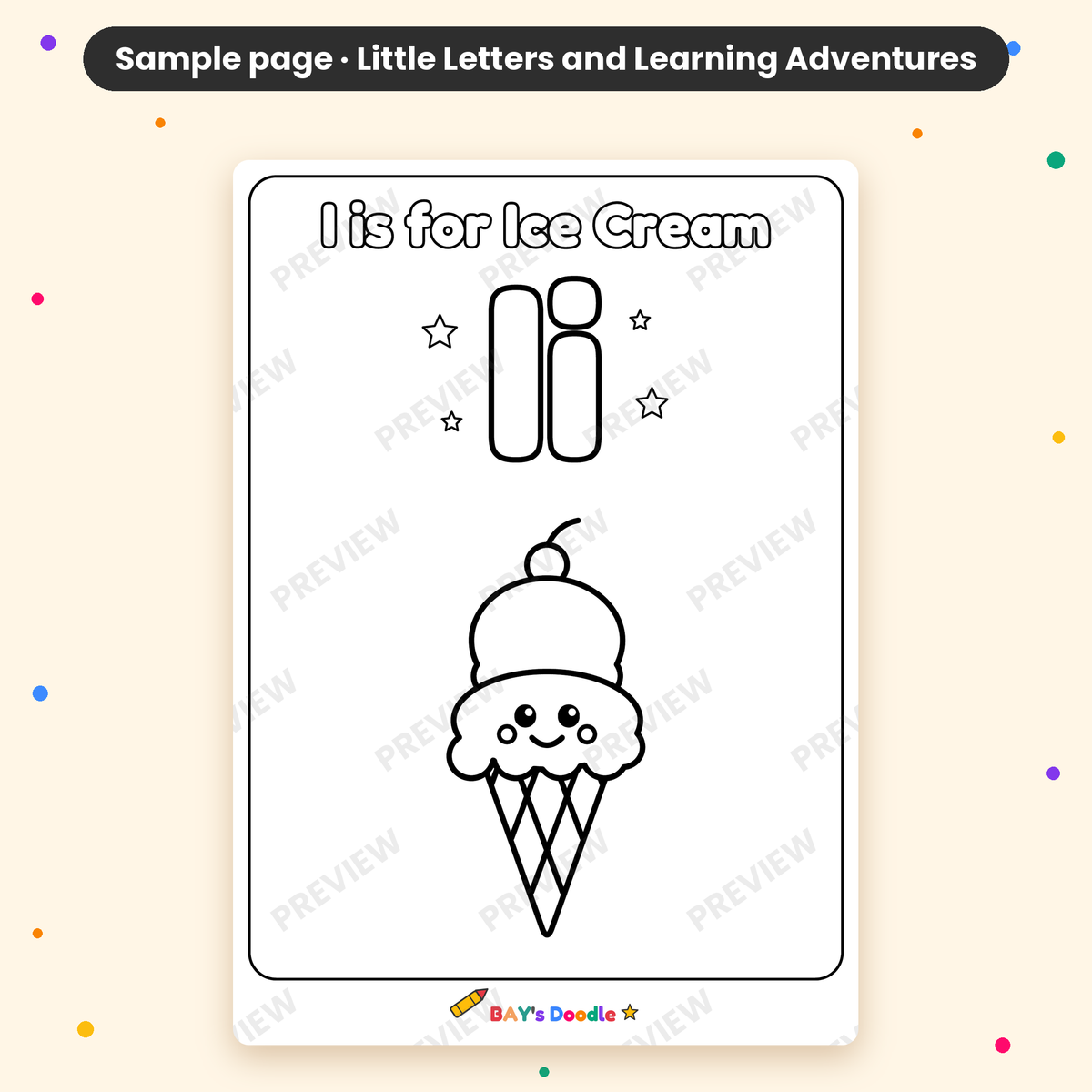 Little Letters & Learning Adventures – My First Alphabet Coloring Book (Ages 3+)