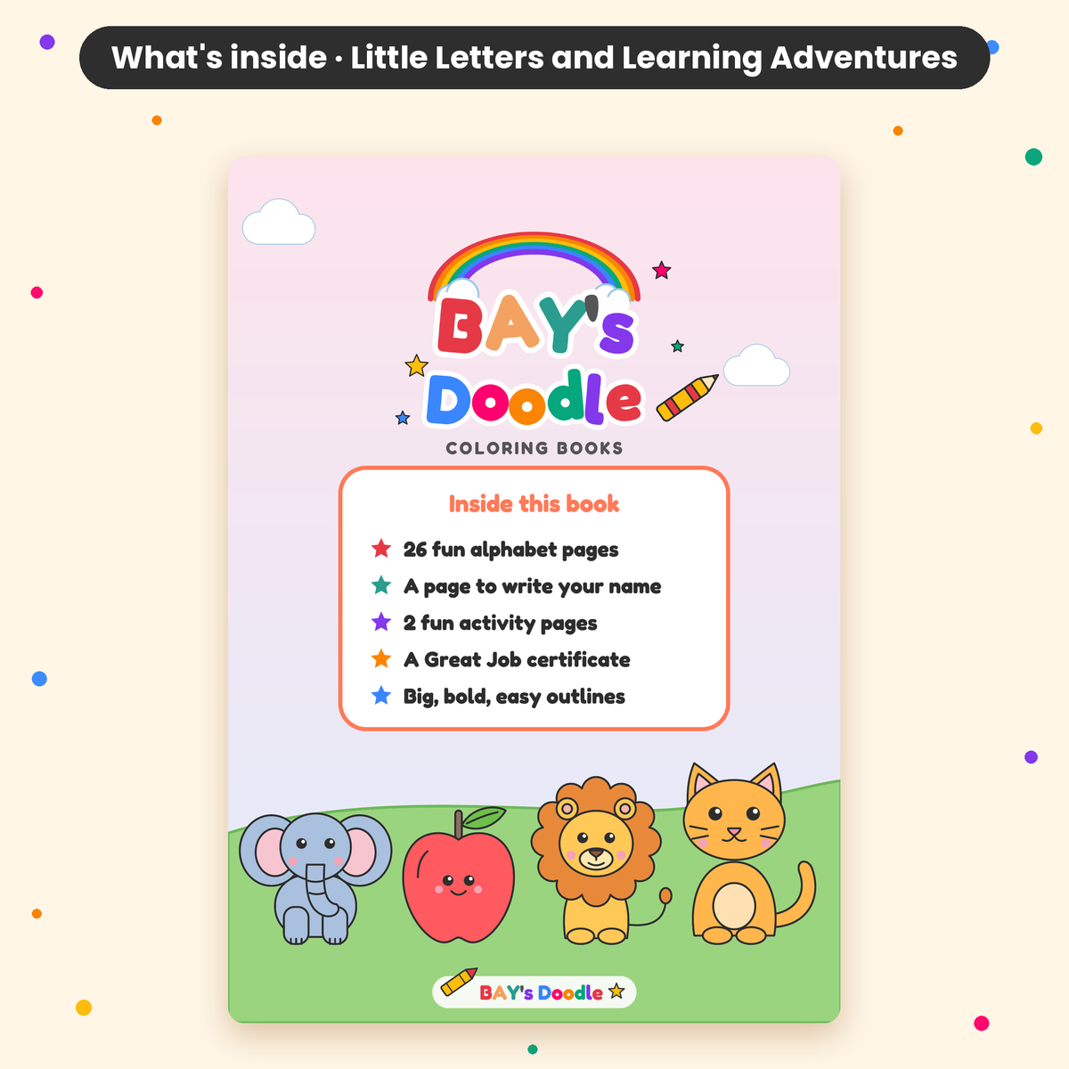 Little Learners – Complete Colouring Book Set (Ages 3+)
