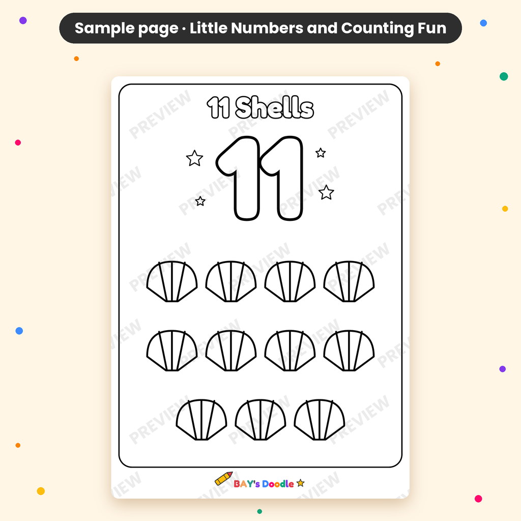 Little Numbers & Counting Fun – My First Numbers Coloring Book (Ages 3+)