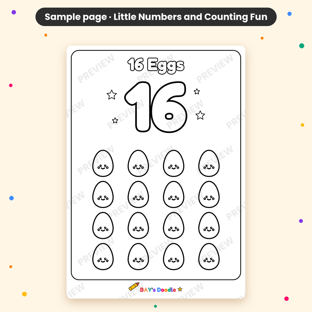 Little Numbers & Counting Fun – My First Numbers Coloring Book (Ages 3+)