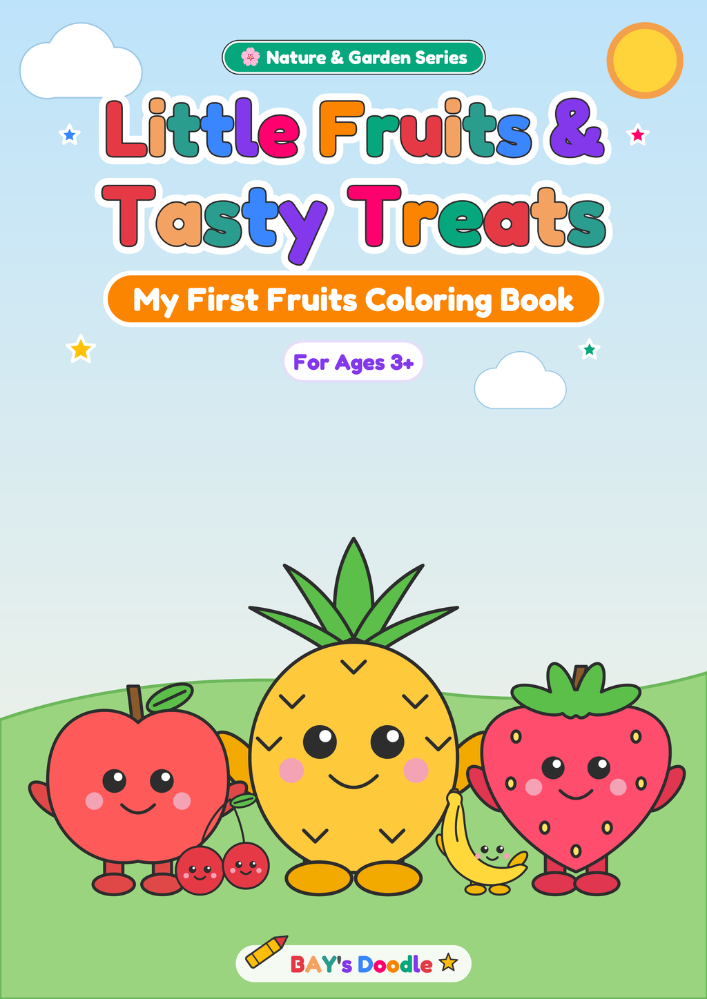 Nature & Garden – Complete Colouring Book Set (Ages 3+)