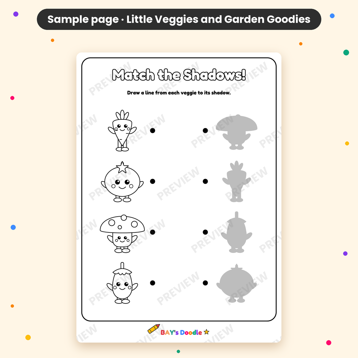 Little Veggies & Garden Goodies – My First Vegetables Coloring Book (Ages 3+)