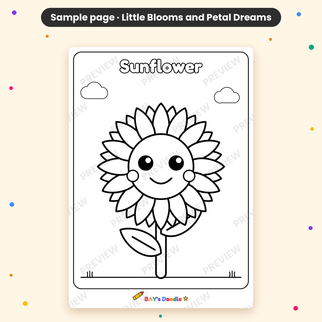Nature & Garden – Complete Colouring Book Set (Ages 3+)